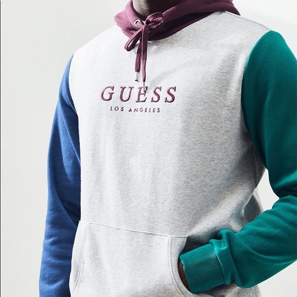 green guess hoodie